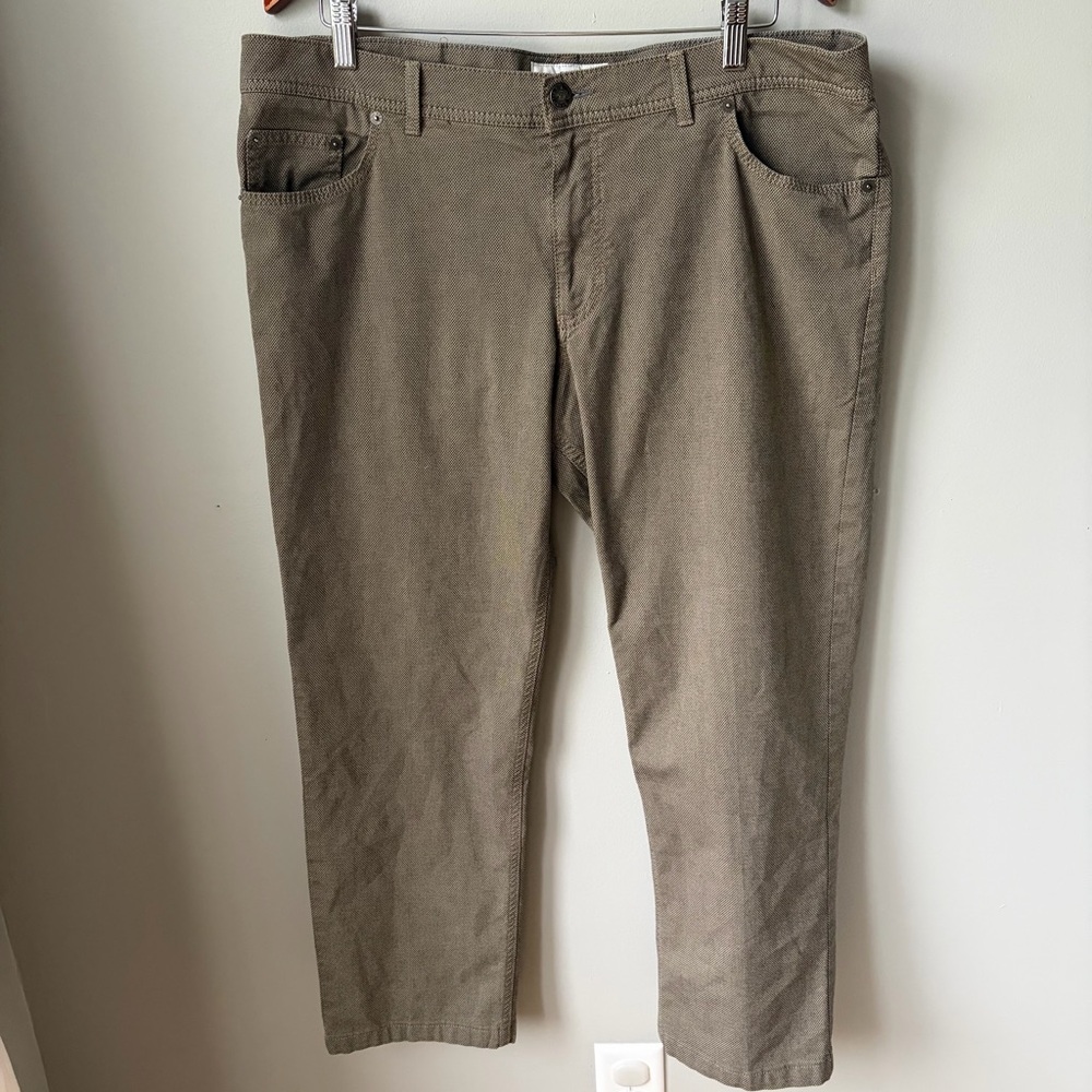 Brax Cooper Fancy Stretch Pocket Pants Men's 40x34 HEMMED 37.5 Regular Fit EUC
